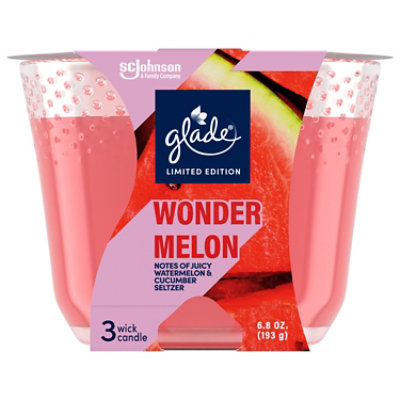 Glade Candle Wonder Melon - 6.8 Oz - Image 1