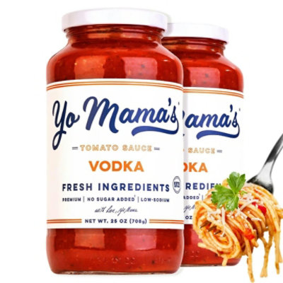 Keto Vodka Pasta Sauce by Yo Mama's Foods - (Pack of 2) - Image 1