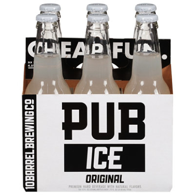 10 Barrel Pub Ice Original In Bottles - 6-12 Fl. Oz. - Image 3