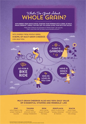 Multi Grain Cheerios Breakfast Cereal - 20.6 Oz - Image 5