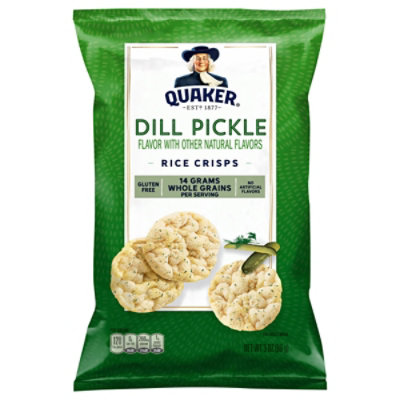 Quaker Rice Crisps Dill Pickle - 3 Oz - Image 3