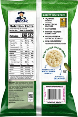 Quaker Rice Crisps Dill Pickle - 3 Oz - Image 6