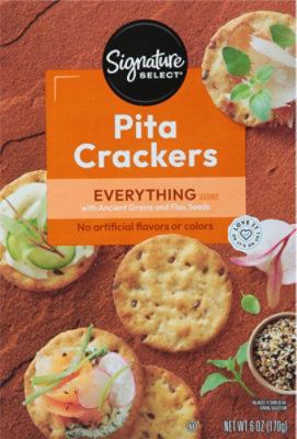 Signature Select Crackers Pita Everything - 6 Oz - Image 6