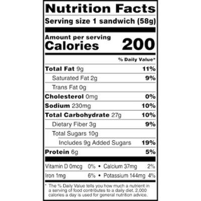 Smuckers Uncrustables Sandwich - Peanut Butter and Honey Spread - 32 Packs Total (2 oz Per Pack) - Image 2