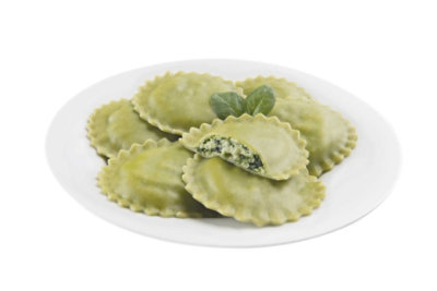 Seviroli Foods Large Round Spinach and Cheese Ravioli Pasta - 2.5 Pound (Pack of 2) - Image 1