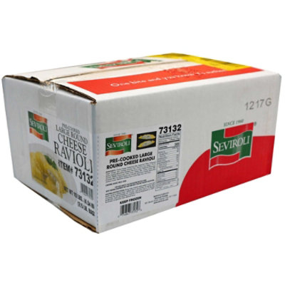 Seviroli Foods Large Round Cheese Ravioli Pasta - 5 Pound (Pack of 2) - Image 4