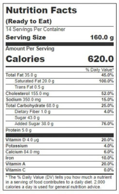 Sweet Street Salted Caramel Vanilla Crunch Cake - 4.87 Pound (Pack of 2) - Image 2