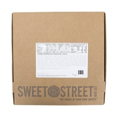 Sweet Street Caramel Brownie Bite Cheesecake - 4.93 Pound (Pack of 2) - Image 1