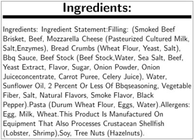 Rana Meals Solutions Half Moon Shape Pasta Filled with Smoked Brisket - 2 Pound (Pack of 2) - Image 3