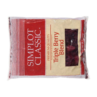 Simplot Classic Triple Berry Blend - Mixed Fruit - 5 Pound (Pack of 4) - Image 1