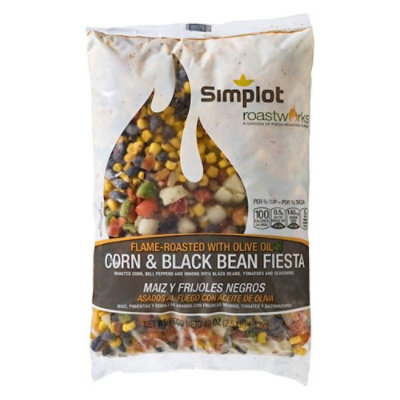 RoastWorks Flame Roasted Corn and Black Bean Fiesta Mix - 2.5 pound (Pack of 6) - Image 1