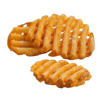 Simplot Seasonedcrisp Savory Batter Lattice Cut French Fry - 4.5 Pound (Pack of 6) - Image 1