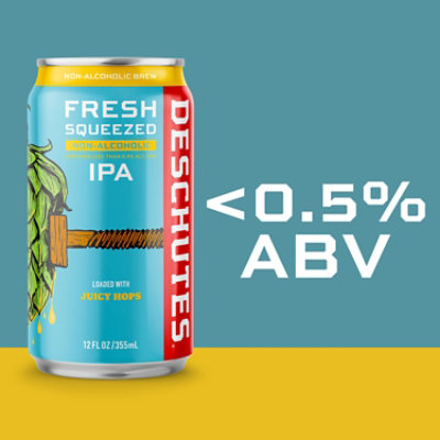 Deschutes Fresh Squeezed Ipa Non-alcoholic Beer In Cans - 6-12 Fl. Oz. - Image 2