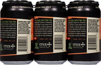 Crux Hang Tight West Coast Ipa In Cans - 6-12 Fl. Oz. - Image 3