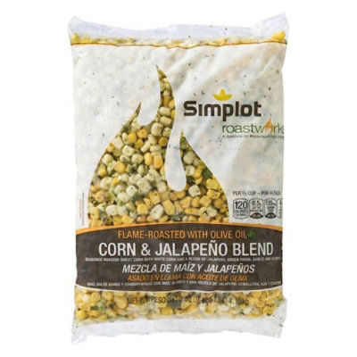 Simplot RoastWorks Roasted Corn and Jalapeno - 2.5 Pound (Pack of 6) - Image 1