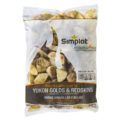 Simplot RoastWorks Yukon Gold and Redskin Roasted Potato - 2.5 Pound (Pack of 6) - Image 1