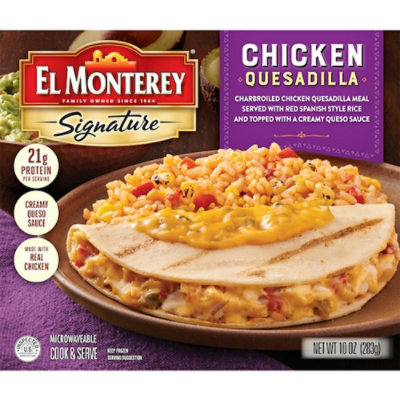 El Monterey Chicken Quesadilla - Single Serve Meal - 10 Ounce (Pack of 8) - Image 1