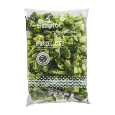 Simplot IQF Broccoli Cuts - 32 oz. package (Pack of 12) - Image 1