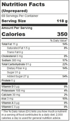 Foxtail Foods Simply Scoop Muffin Batter - Bran - 1 Pack Total (18 lb Per Pack) - Image 2