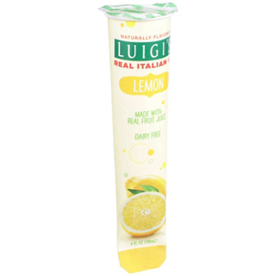 Luigis Real Italian Ice Lemon Squeeze Tube - 4 Ounce (Pack of 24) - Image 4