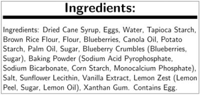 Udis Gluten Free Blueberry Muffin - 3 Ounce (Pack of 36) - Image 3
