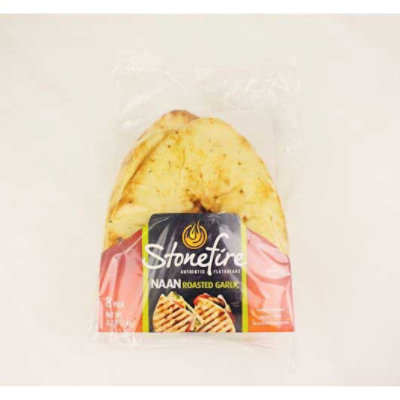 Stonefire Tandoor Baked Garlic Naan Bread (Pack of 48) - Image 3