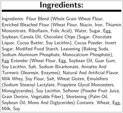 Smart Choice Whole Grain Choc Choc Chip Muffins - 2 Ounce (Pack of 96) - Image 3