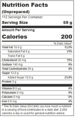 Pillsbury Whole Grain Muffin Top Place & Bake Batter - Blueberry - 112 Pucks Total (2.1 oz Per Puck) - Image 2