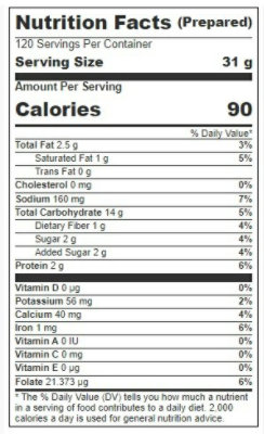 Bridgford Foods White Whole Wheat Buttermilk Biscuit - 1 Ounce (Pack of 120) - Image 2