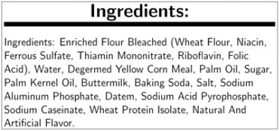 Pillsbury Cornbread Biscuit Dough - 2.2 Ounce (Pack of 120) - Image 3