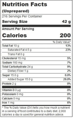 General Mills Pillsbury Best Doughboys Chocolate Chip Cookie with Candy Pieces Dough - 1.5 Ounce (Pack of 216) - Image 2