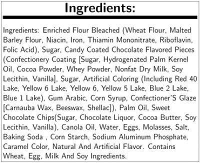 General Mills Pillsbury Best Doughboys Chocolate Chip Cookie with Candy Pieces Dough - 1.5 Ounce (Pack of 216) - Image 3
