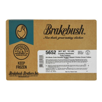 Brakebush Whole Grain Chicken Nugget - 10 Pound - Image 4
