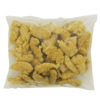 Brakebush Tender Cripsy Select Line Flow Chicken Tenderloin Fritter - 10 Pound - Image 1