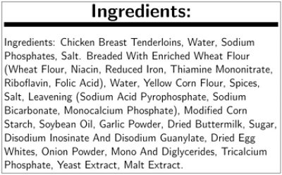 Brakebush Tender Cripsy Select Line Flow Chicken Tenderloin Fritter - 10 Pound - Image 3