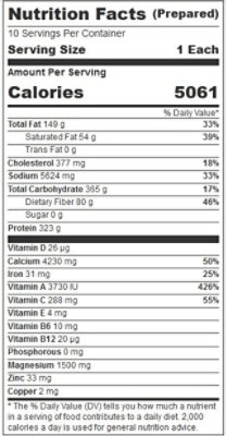 Golden Gourmet Lunch/Dinner Complete 7 Meal - 7 count - Image 2