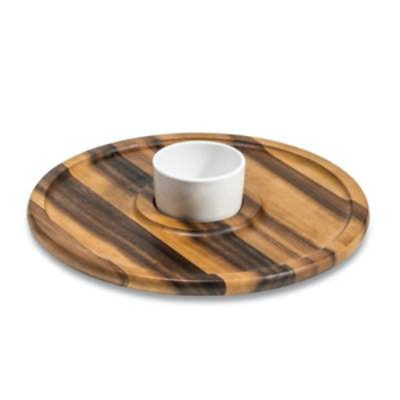 Large Chip 'n Dip with Ceramic Bowl - Image 1