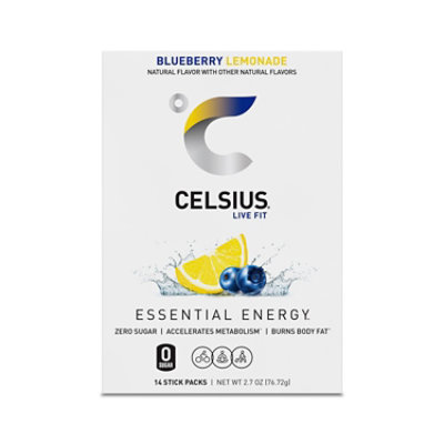 Celsius On-the-go Blueberry Lemonade 14ct - 14 CT - Image 5