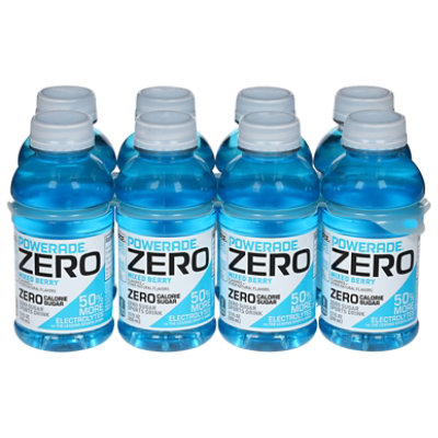 Powerade Zero Mixed Berry 8-12fz - 8-12 FZ - Image 1