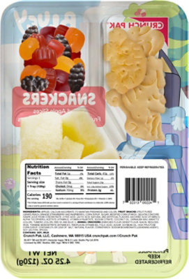 Bluey Snackers Peeled Apple Slices Fruit Snacks And Animal Crackers - 4.25 Oz - Image 6