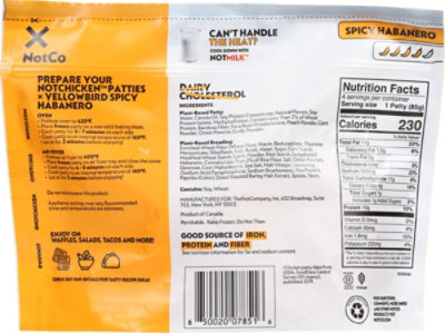 Notco Spicy Patty Habanero Plant Based - 4 CT - Image 6