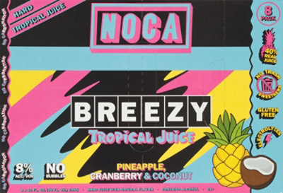 Noca Breezy Tropical Juice 8-12 Fl Oz In Cans - 8-12 FZ - Image 6