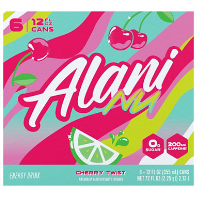 Alani Energy Drink Cherry Twist 6 Pack 12oz - 6 CT - Image 2