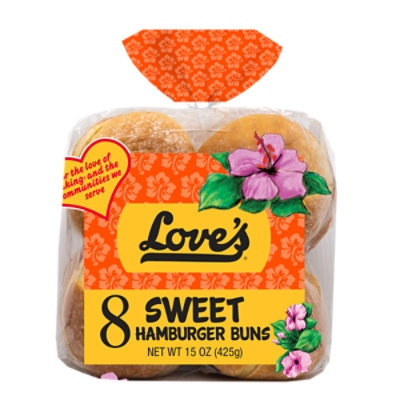 Loves Hamburger Buns Cluster 8pk - 15 OZ - Image 2