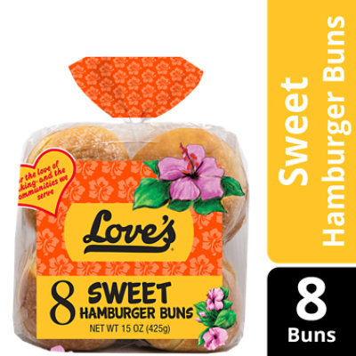 Loves Hamburger Buns Cluster 8pk - 15 OZ - Image 1