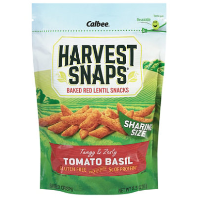 Harvest Snaps Red Lentil Snack Crisps Tomato Basil - 8.5 OZ - Image 3