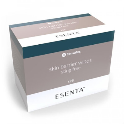 Esenta Sting Free Skin Barrier Wipes, Silicone, CHG Compatible, Individual Packet, Non-sterile, 25 Count, Pack - Image 1