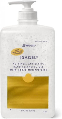 Isagel Hand Sanitizer, Alcohol Scent, 21 ounce Pump Bottle, Ethyl Alcohol, Gel, 1 Count, Each - Image 1