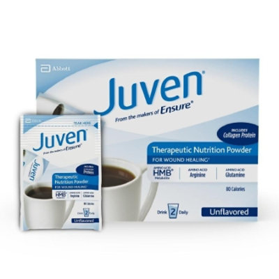 Juven Therapeutic Nutrition Powder, Unflavored, 0.82 ounce Individual Packet, 30 Count, Case - Image 1