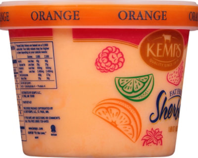 Kemps Fat Free Orange Sherbet - 1.69 Qt. - Image 6